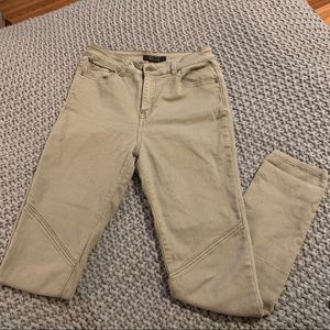 Forever 21 Olive Skinny Jeans